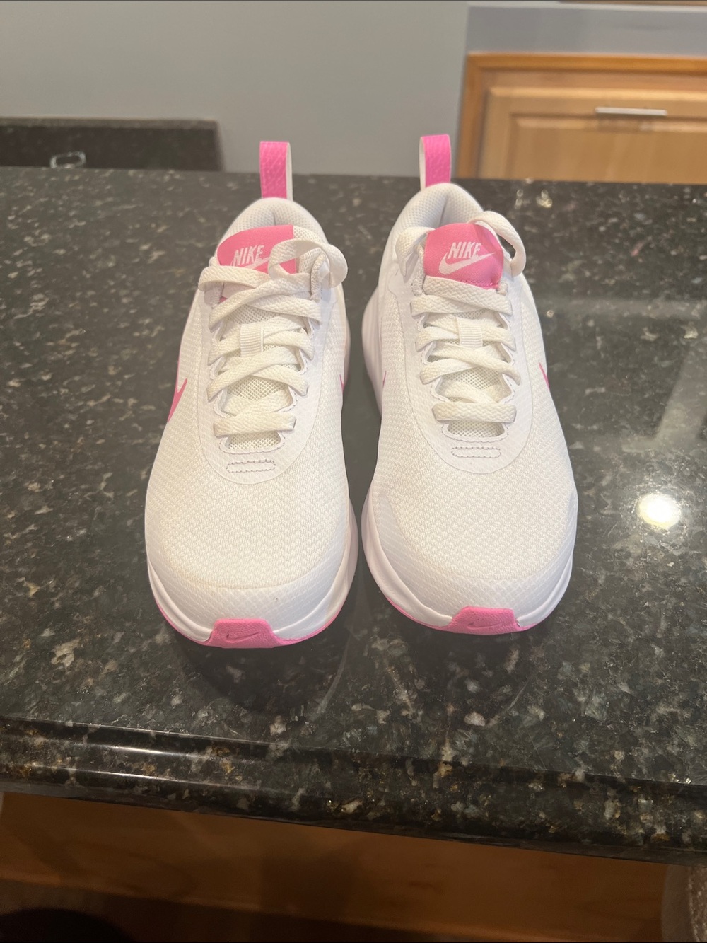 Nike Promina White and Pink Women's Athletic Sneakers